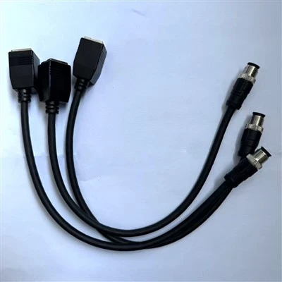 M12 kuni RJ45 naiskaabel